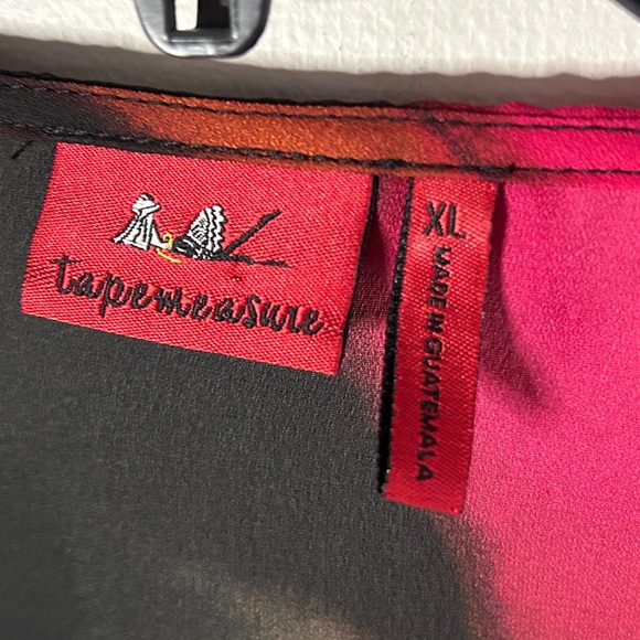 Y2K TAPE MEASURE Sheer Abstract Beaded Top Indie Sleeze Whimsigoth Glam Size XL - Picture 2 of 12